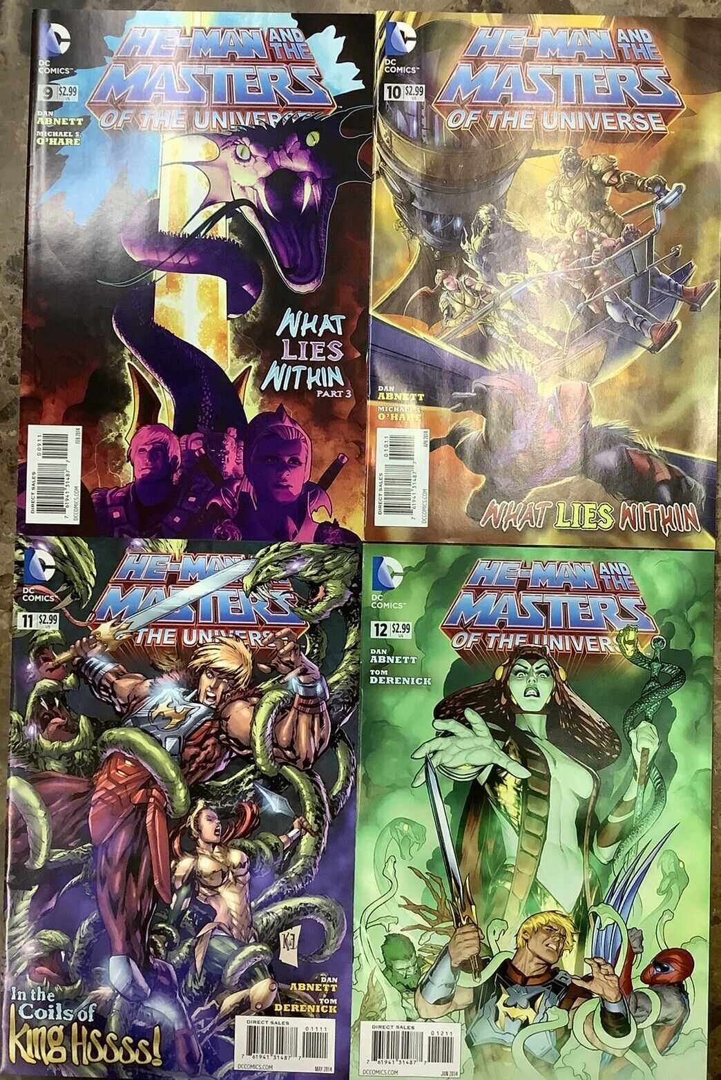 He-Man and The Masters of The Universe 9-12 DC 2014 Comic Books