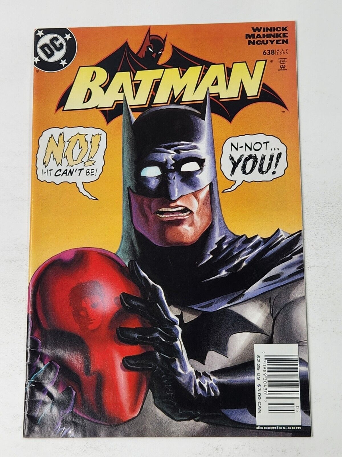 Batman 638 NEWSSTAND Red Hood Revealed to be Jason Todd DC Comics 2005