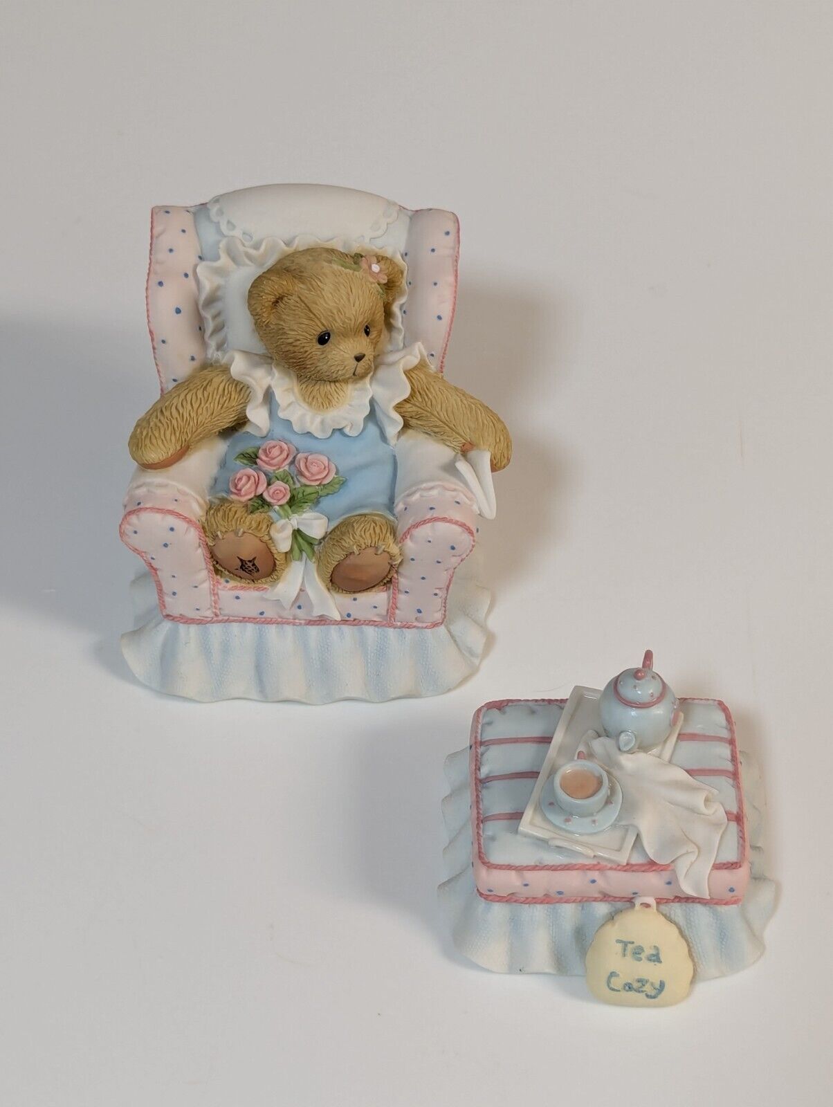 Cherished Teddies Mom, You're Tea-rific, 4001915, Complete In Box, 2 Piece Set