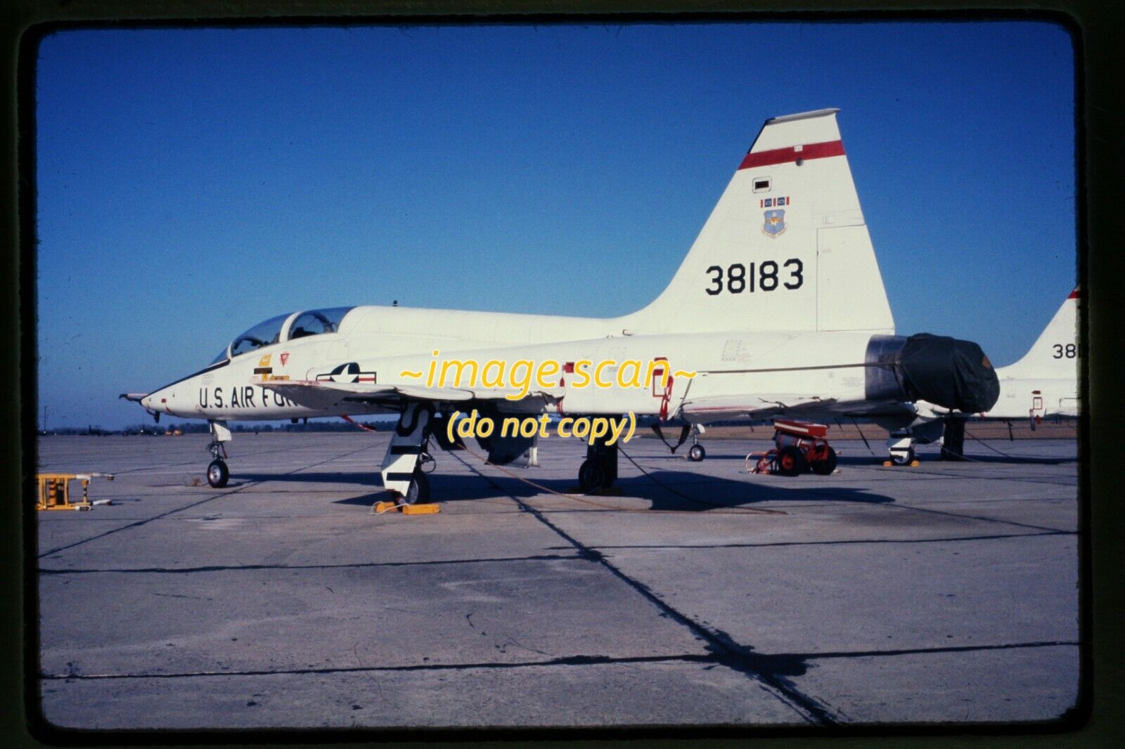 USAF Northrop T-38A Talon Aircraft at Moody AFB in 1975, Original Slide p6a