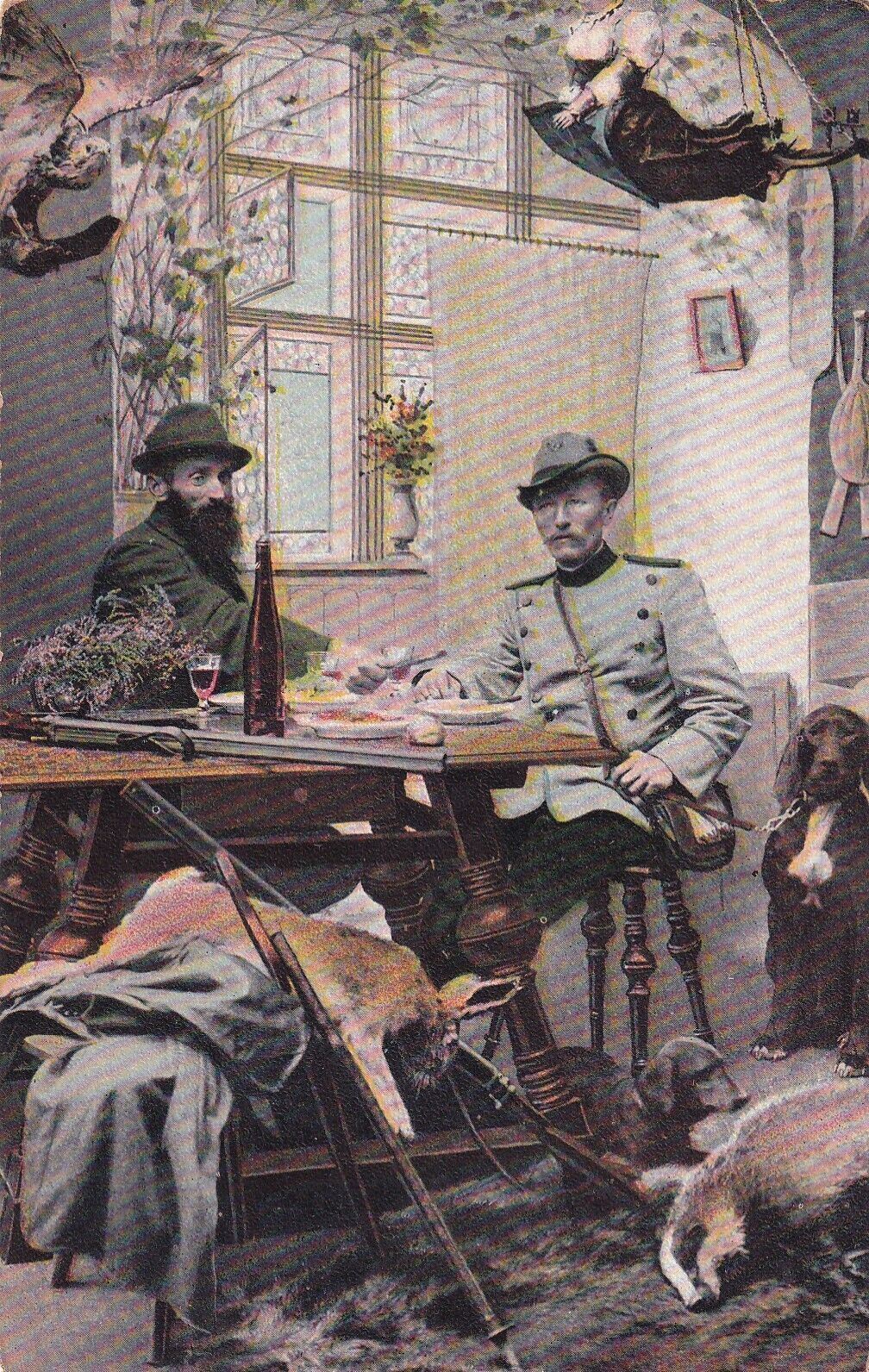 Theodor Eismann Leipzig Saxony Hunting Lodge 1910 Postcard A16