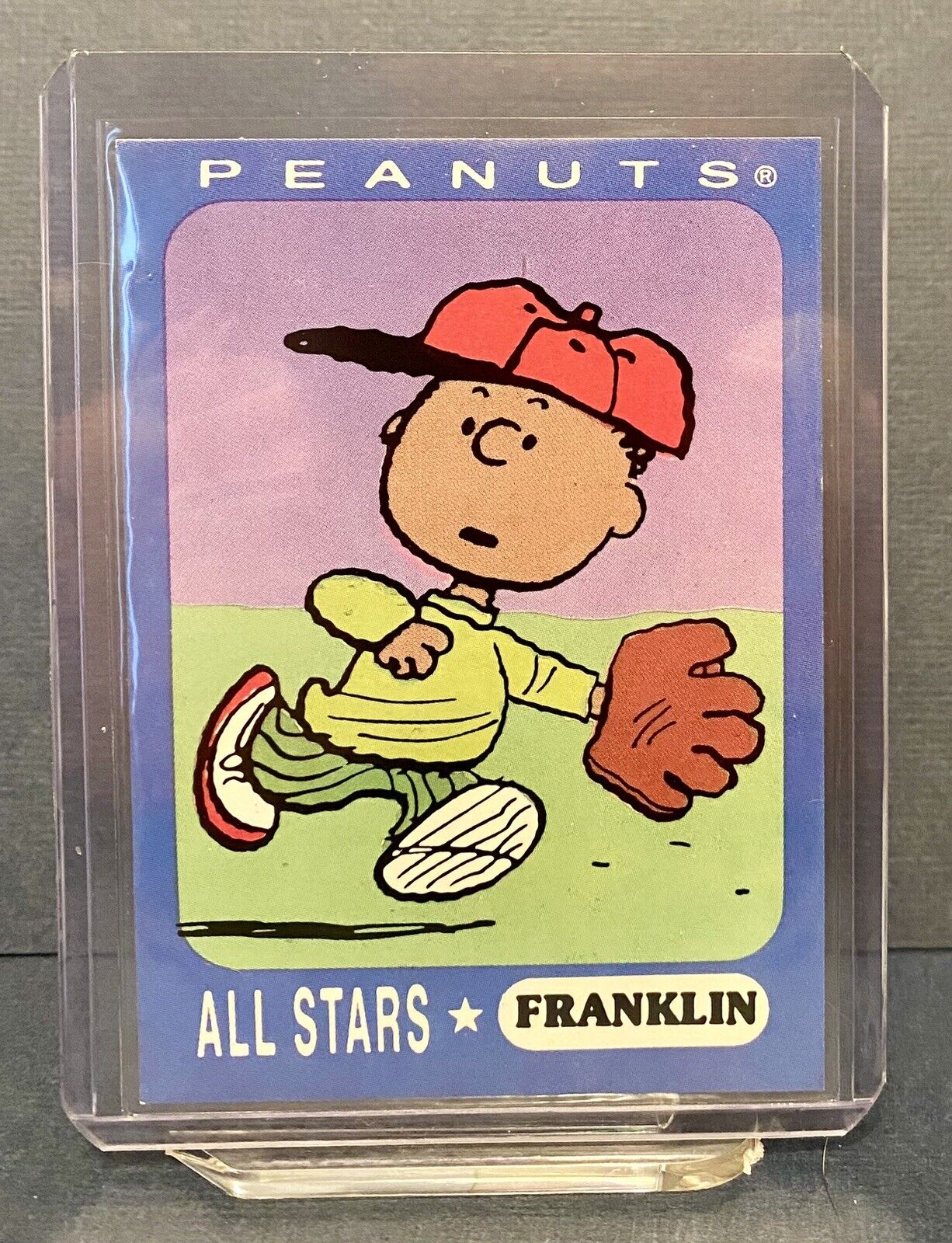 Peanuts All Stars Franklin Trading Card / Ziploc