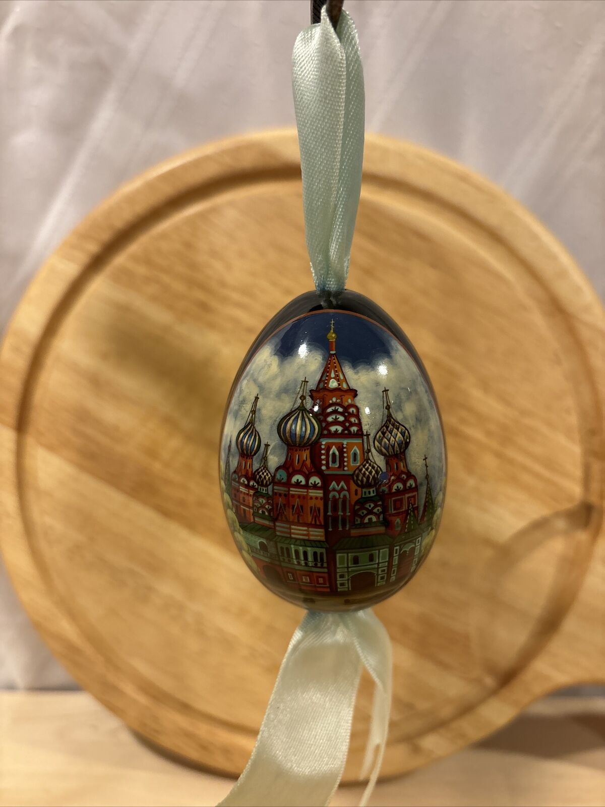 Vintage Russian Lacquer Egg