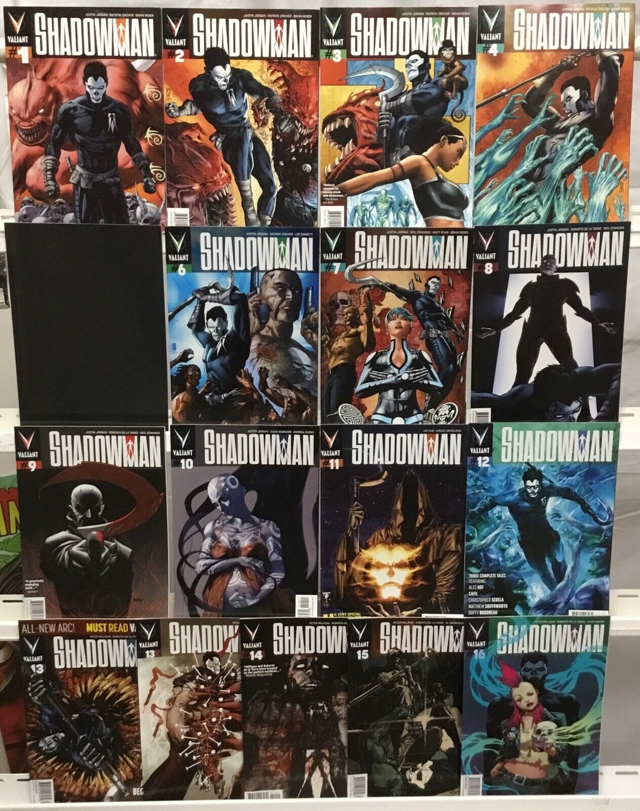 Valiant Comics Shadowman #1-16 Complete Set Plus Variant VF 2012