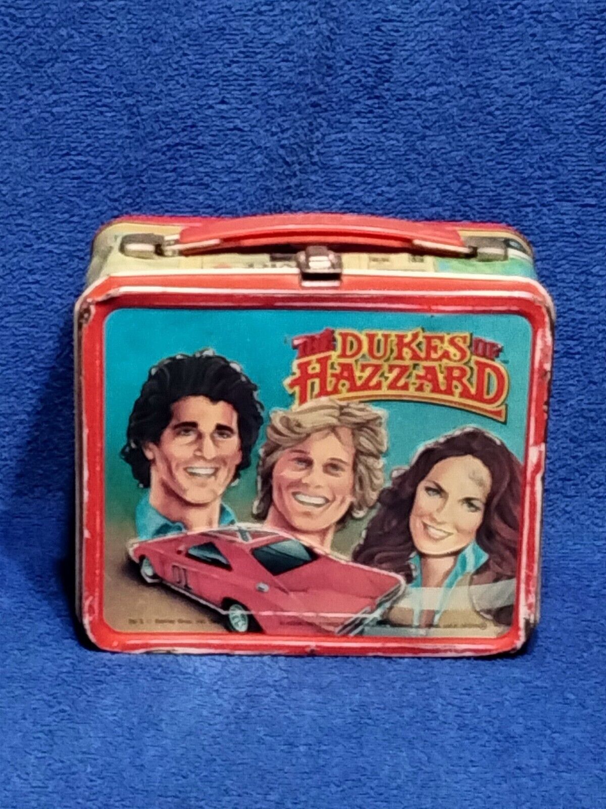 Vintage 1983 Dukes of Hazzard COY & VANCE Lunchbox Aladdin NO Thermos
