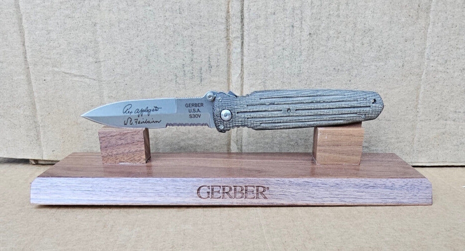 Gerber Applegate-Fairbairn Combat Folder Knife, 15th Anniversary, #0156 of 1500