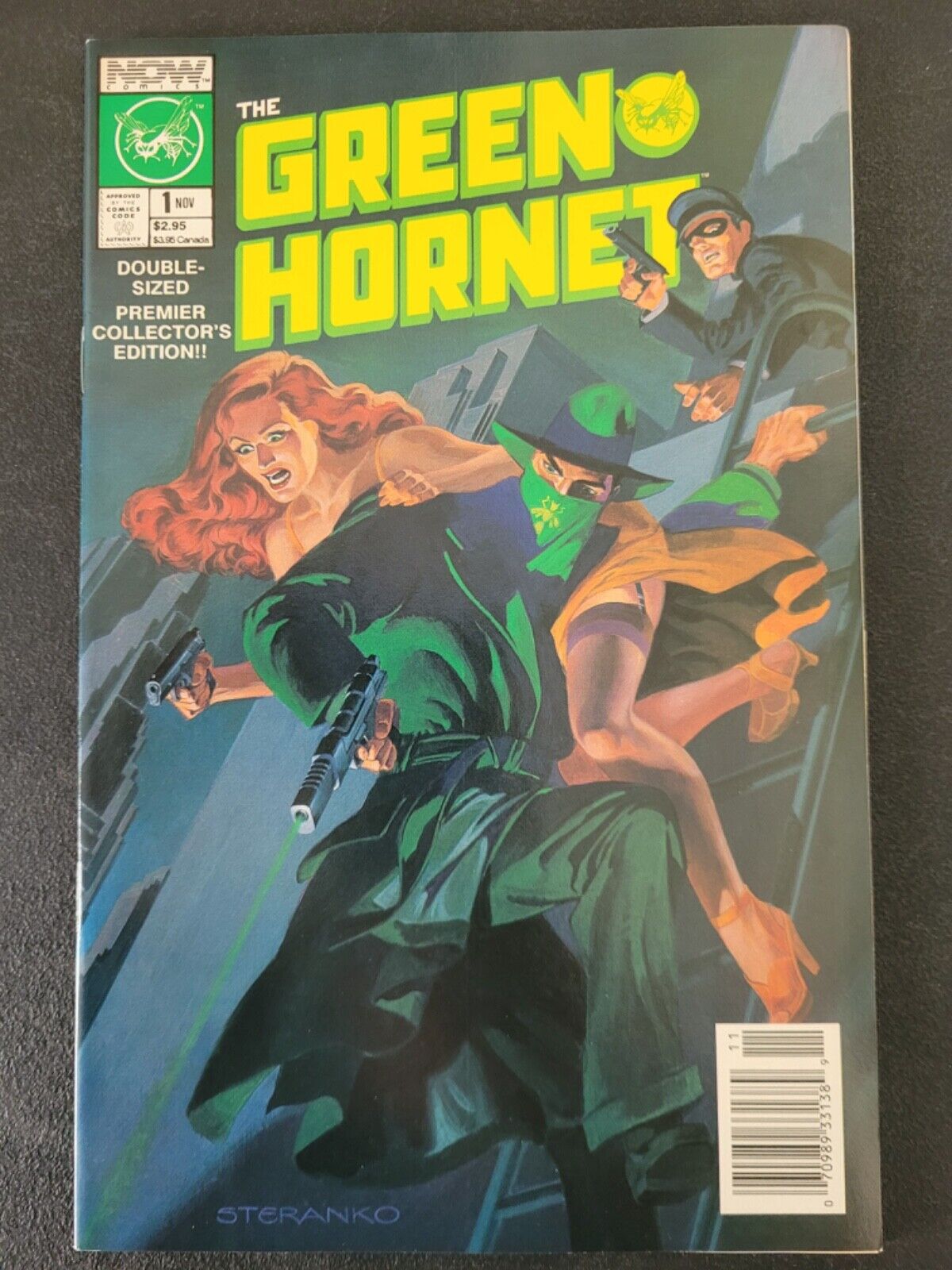 THE GREEN HORNET #1 & 2 (1989) NOW COMICS NEWSSTAND EDITIONS BONUS DIRECT #1