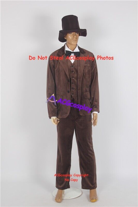 Dr. Henry Jones Sr Cosplay Costume from Indiana Jones cosplay velvet fabric made