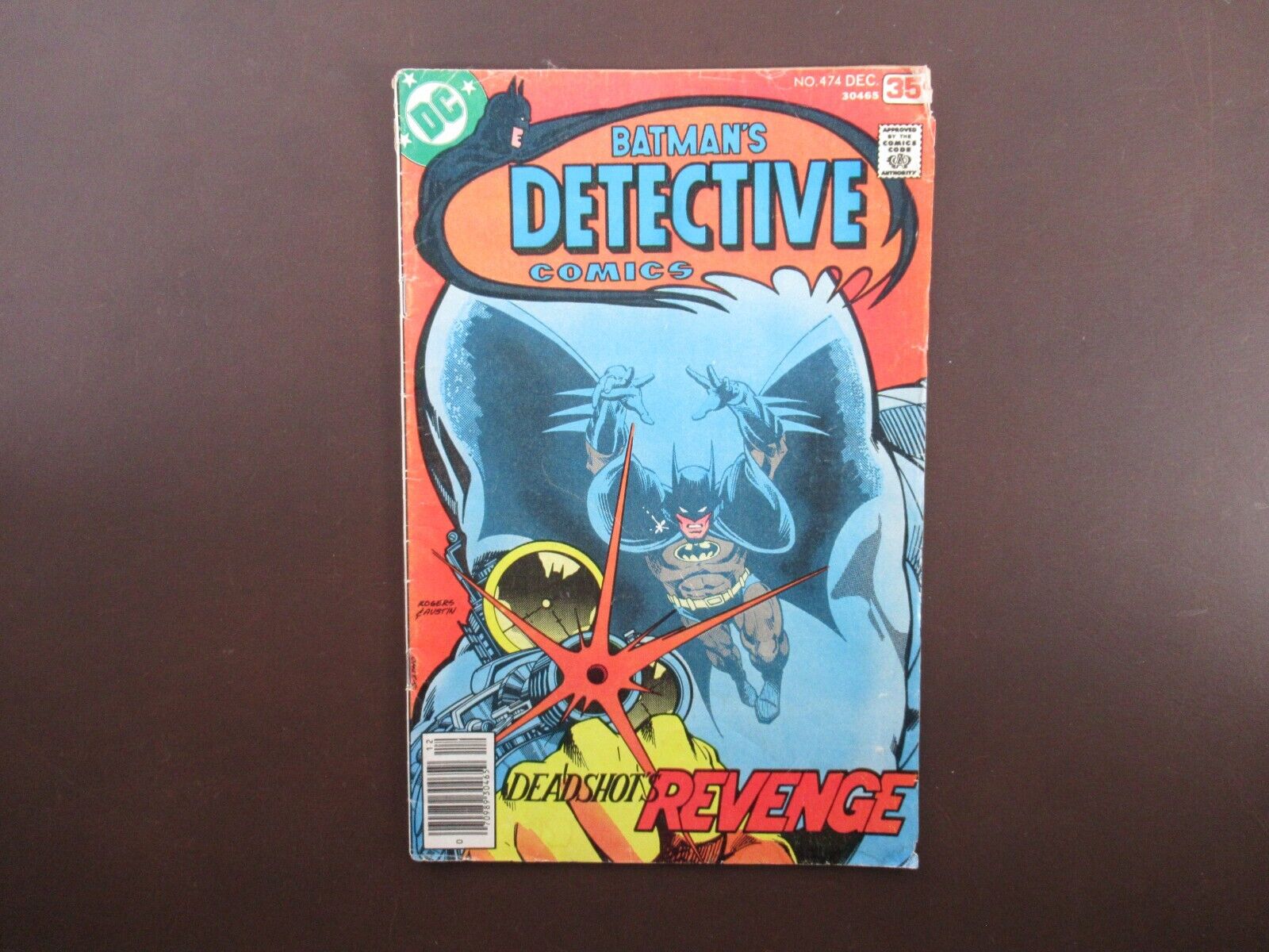 DC Batman's Detective Comics Deadshot's Revenge, No. 474 December 1977  (H ED)