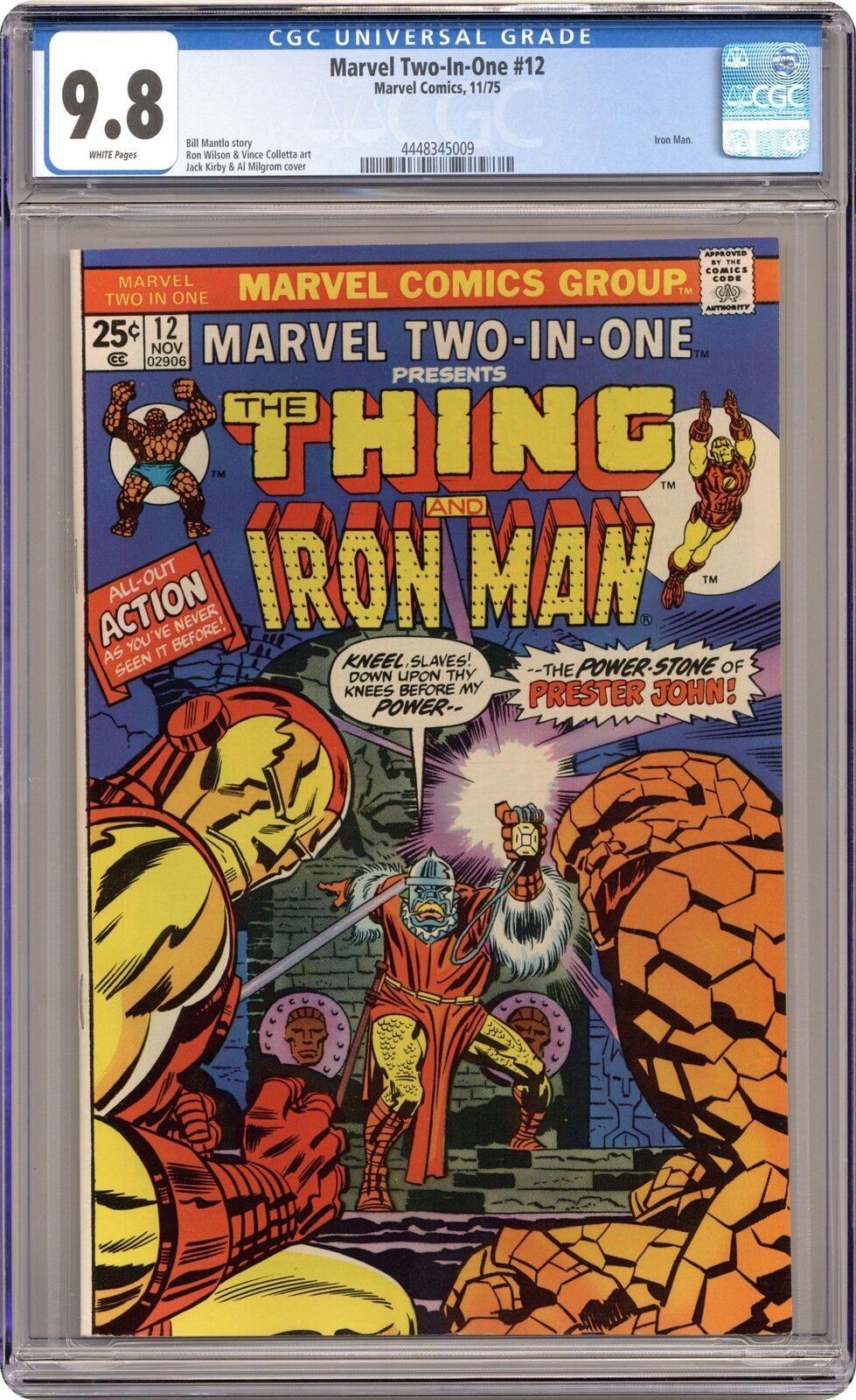 Marvel Two-in-One #12 CGC 9.8 1975 4448345009