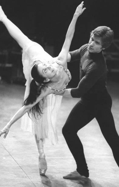 Dame Margot Fonteyn Rehearses London Coliseum Dance Partner David - 1975 Photo
