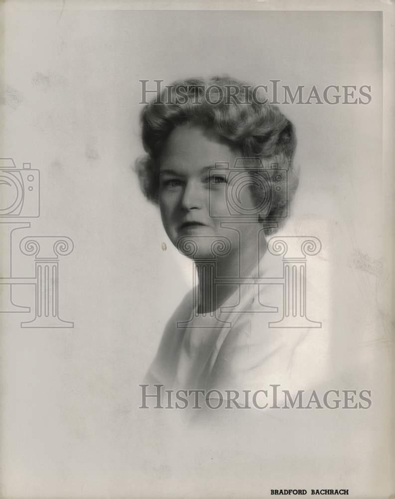 1972 Press Photo Close up view of Mrs. Edward Breck - sra13716