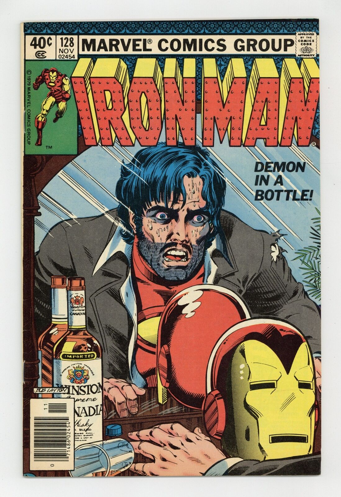 Iron Man #128D FN- 5.5 1979 Classic Demon in a Bottle alcoholism story
