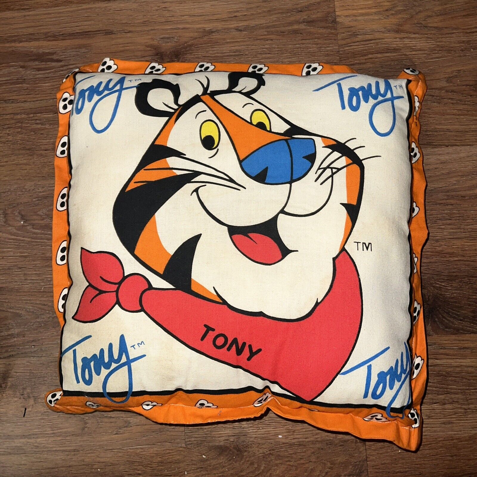 Vintage Kelloggs Tony the Tiger Fabric Pillow