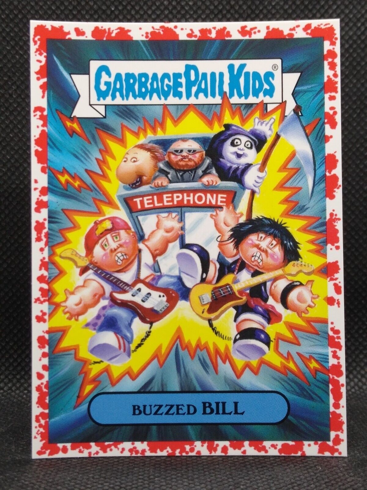 Garbage Pail Kids 2019 WE HATE THE 90\'s Blood RED Cards Choose/Pick 1 GPK Set