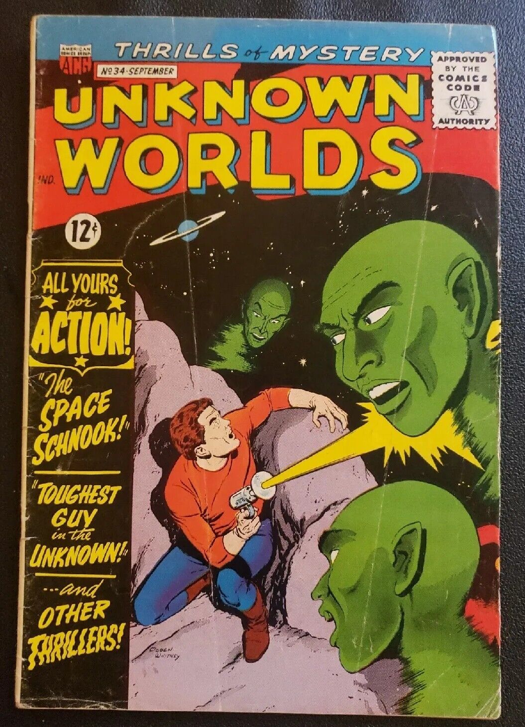 Unknown Worlds #34 ACG Comics 1964 Silver Age