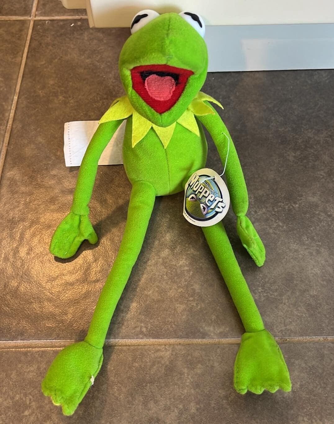 Vintage The Muppets Kermit The Frog Plush Toy 10 inches