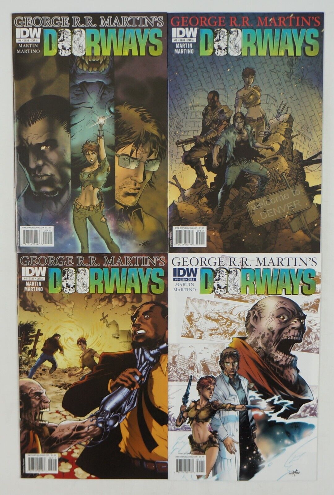 George R.R. Martin\'s Doorways #1-4 VF/NM complete series IDW - all A variants
