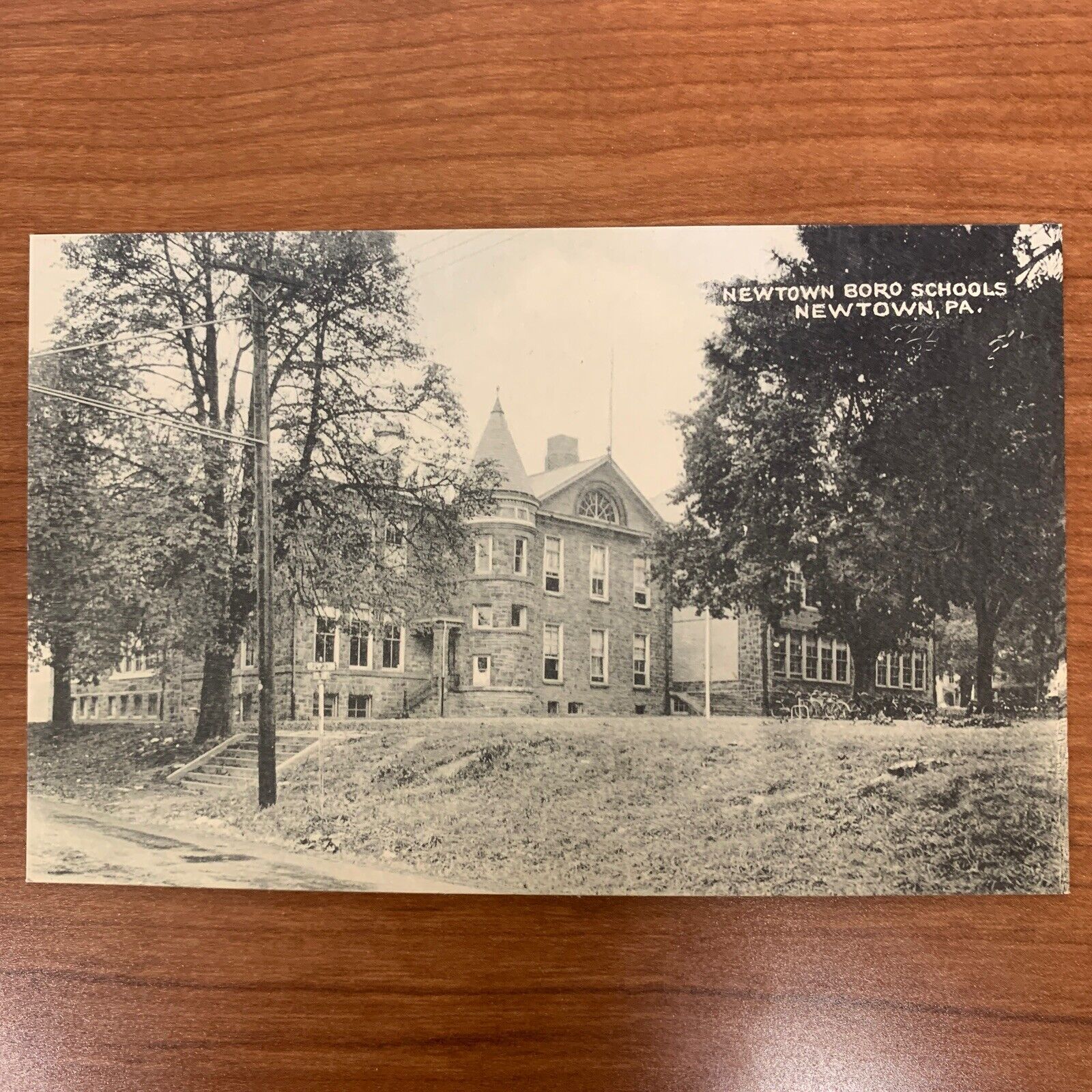 Newtown Boro Schools Newtown, Pennsylvania Postcard 1940’s Unposted