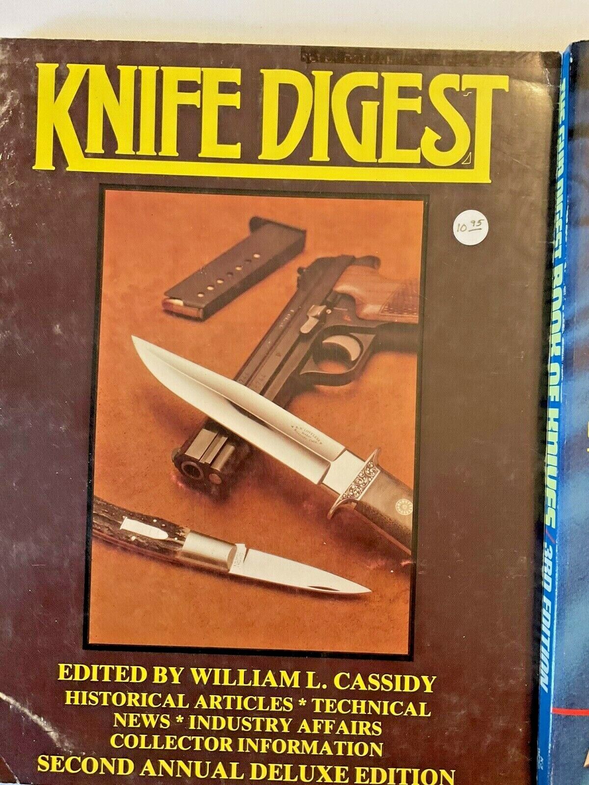 Knife Digest by William L. Cassidy knife Second Annual Deluxe Edition Used Cond