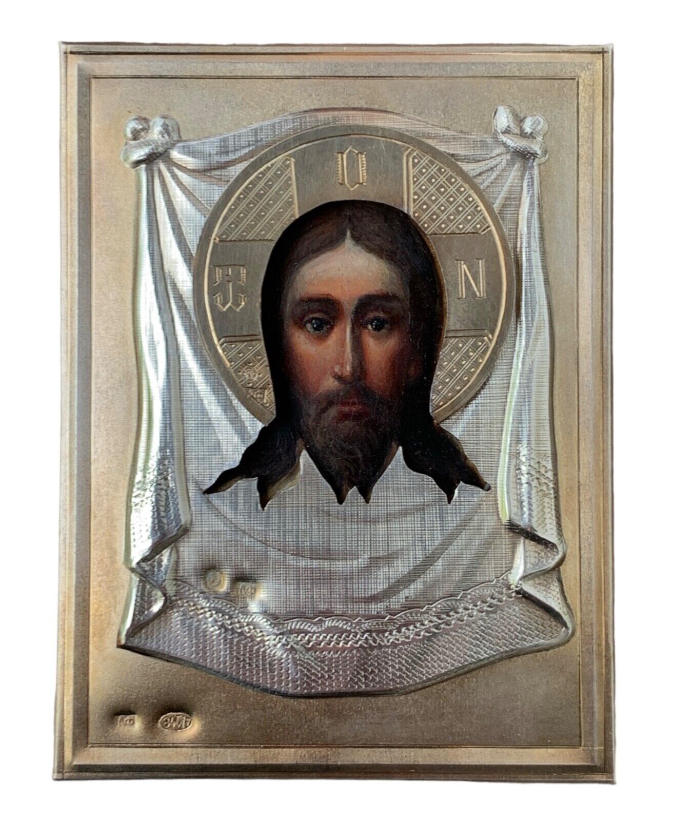 Icon of the Savior Not Made by Hands Silver