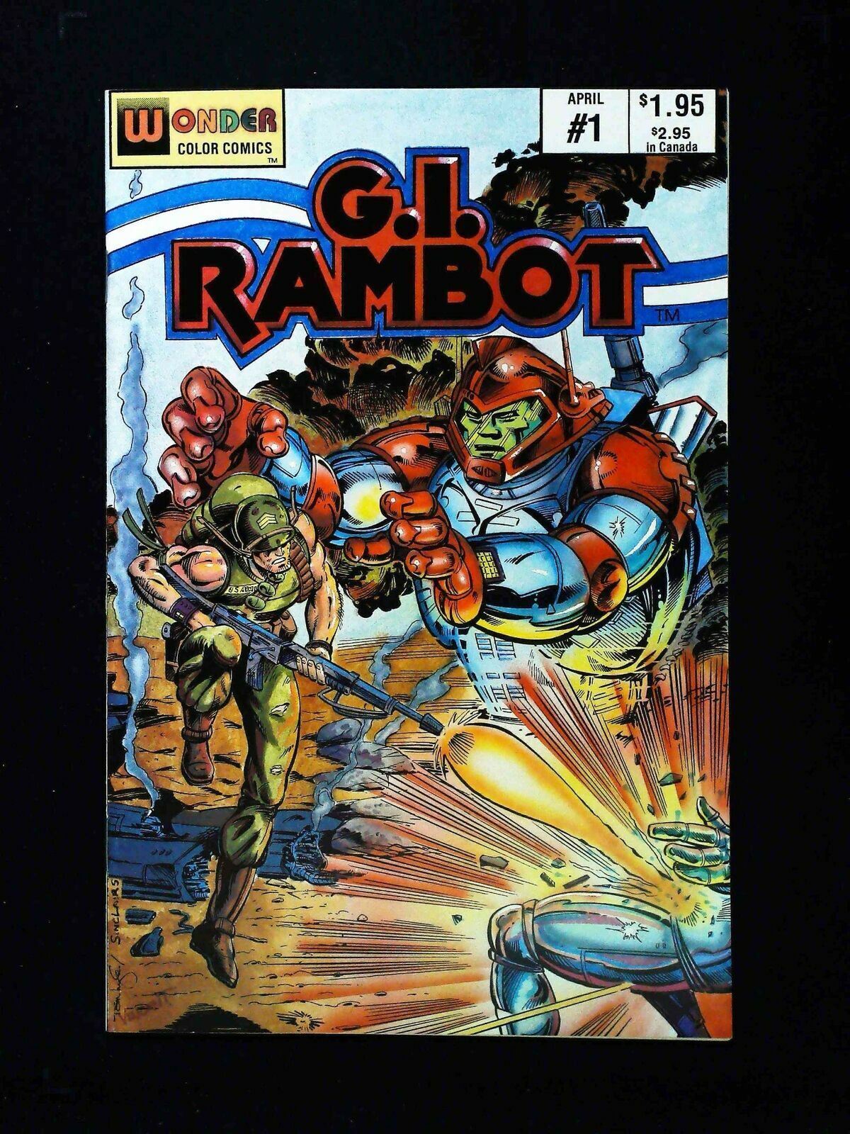 Gi Rambot #1  Wonder Color Comics 1987 Vf/Nm