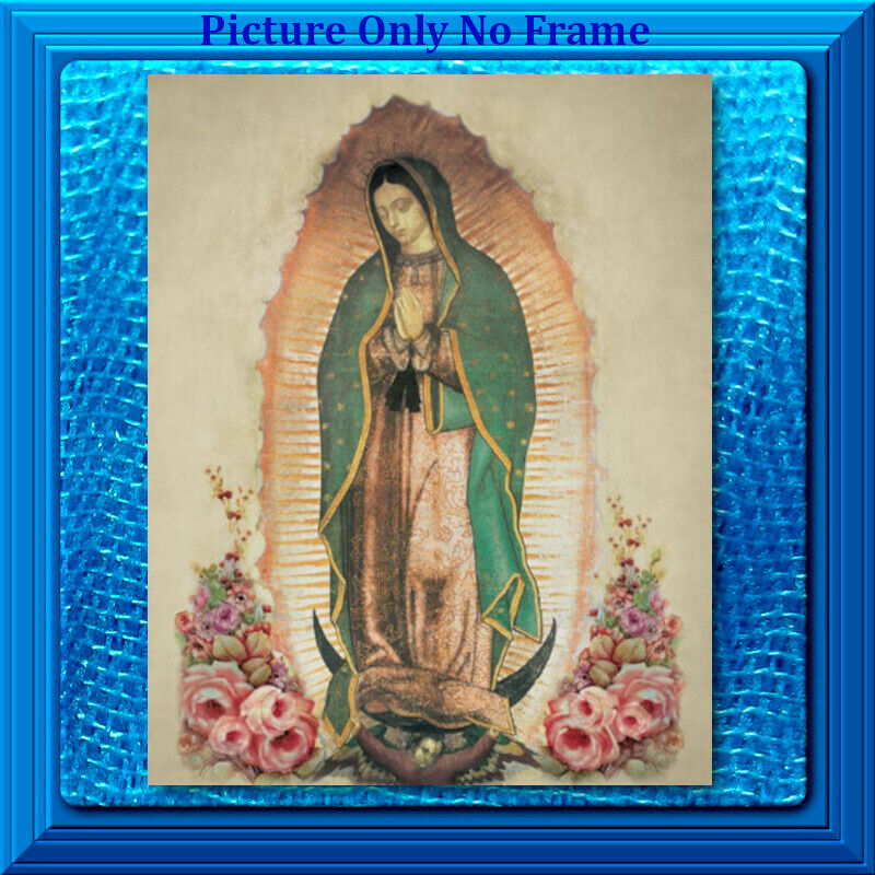 Our Lady of Guadalupe 8x10 CATHOLIC ART Print Poster Picture Virgin Mary Prayer