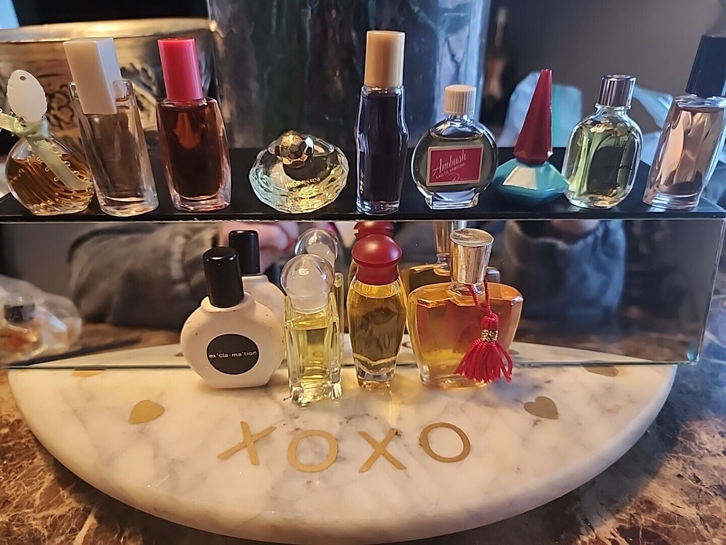 Vintage Mini Perfume Lot: Ysl, Claiborne, Gres Paris, Ted Lapidus Ect