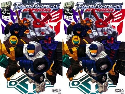 Transformers: Armada #5 (2002-2004) Dreamwave Comics - 2 Comics