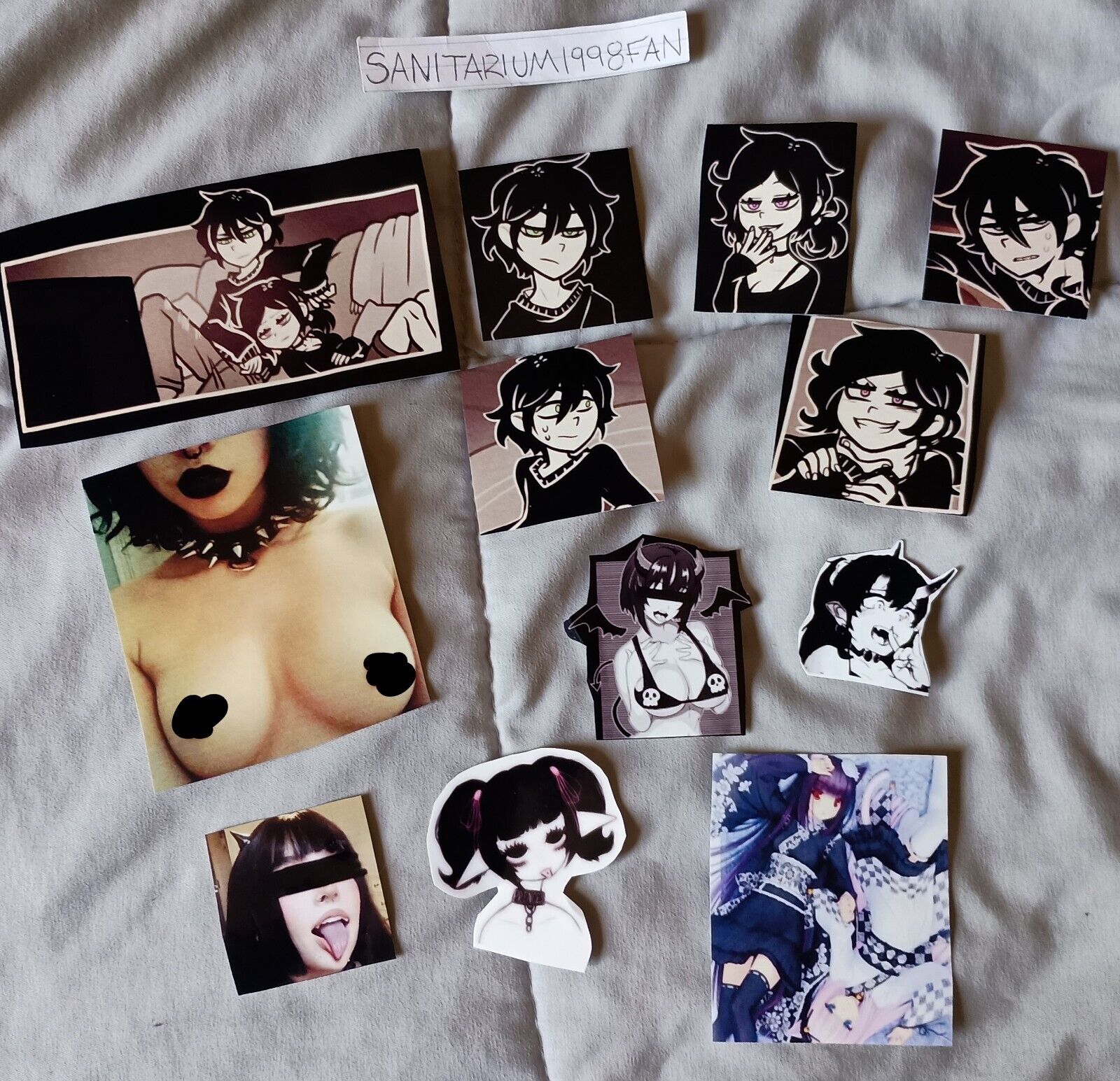 Sexy Goth Emo Anime Girls Nekopara The Coffin Of Andy And Leyley Aheago Sticker 