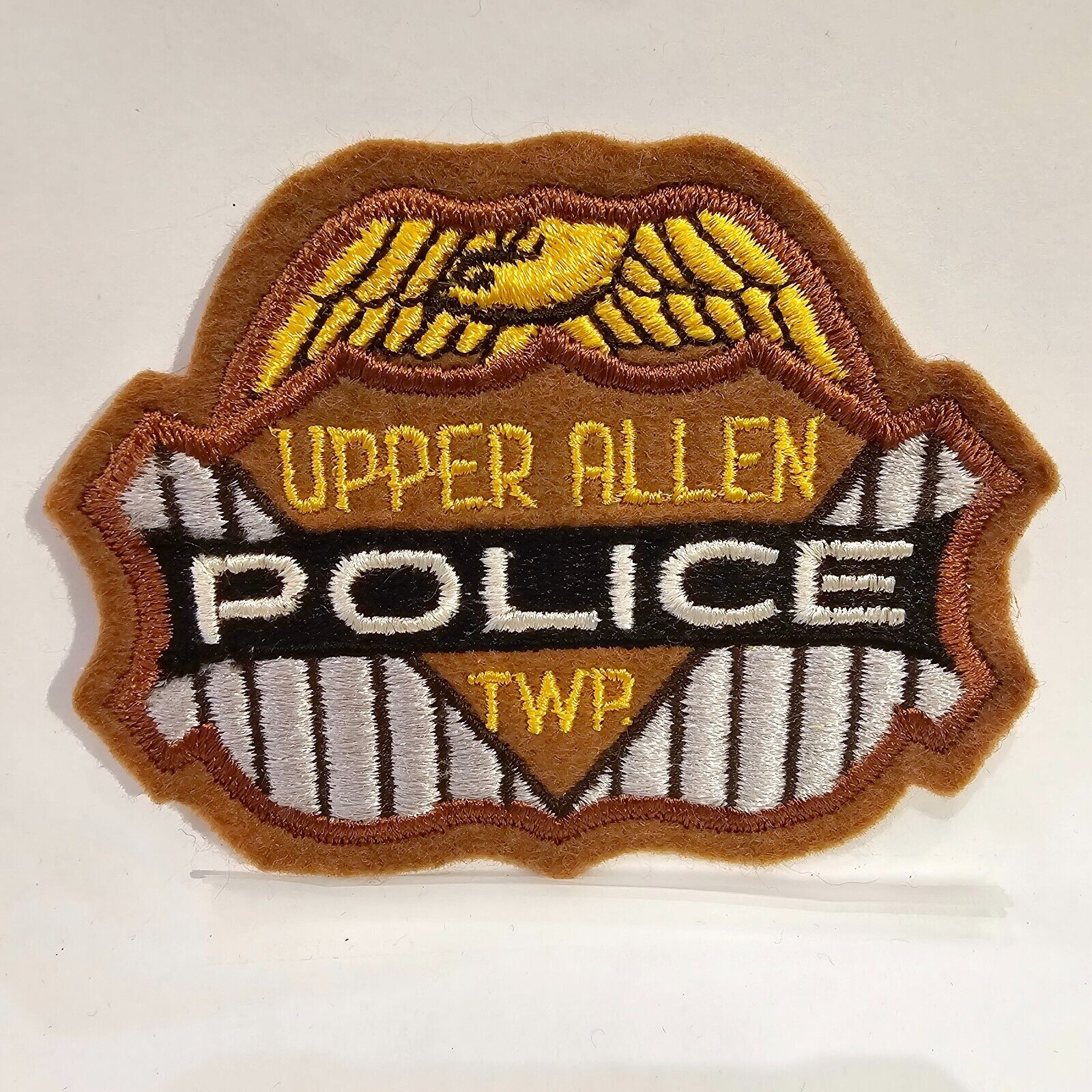 Obsolete Police Badge Patch Upper Allen TWP Township