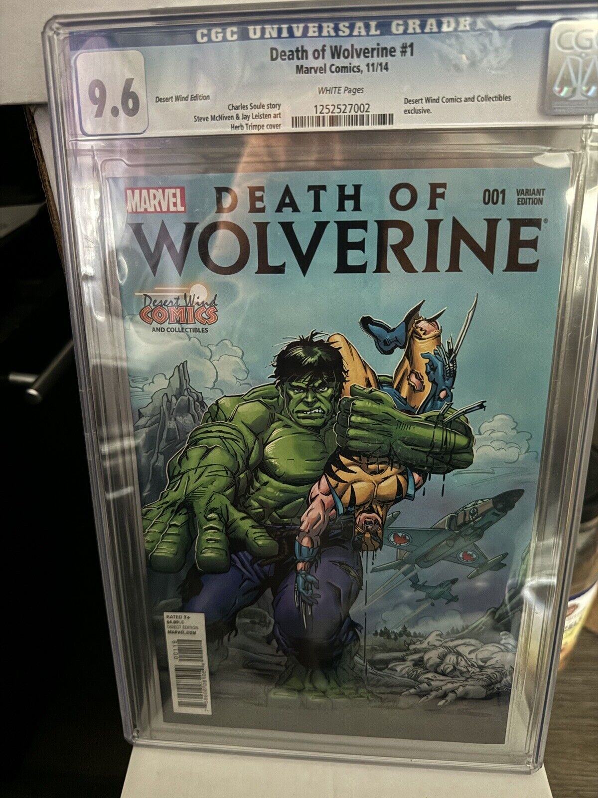 Death of Wolverine #1 Marvel Comics Desert Wind Comics Color Variant CGC 9.6