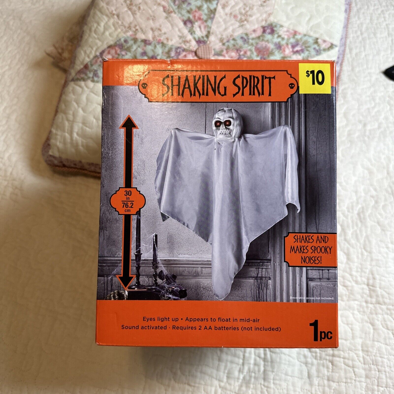Shaking Spirit Hanging Halloween Ghost Gemmy Industries