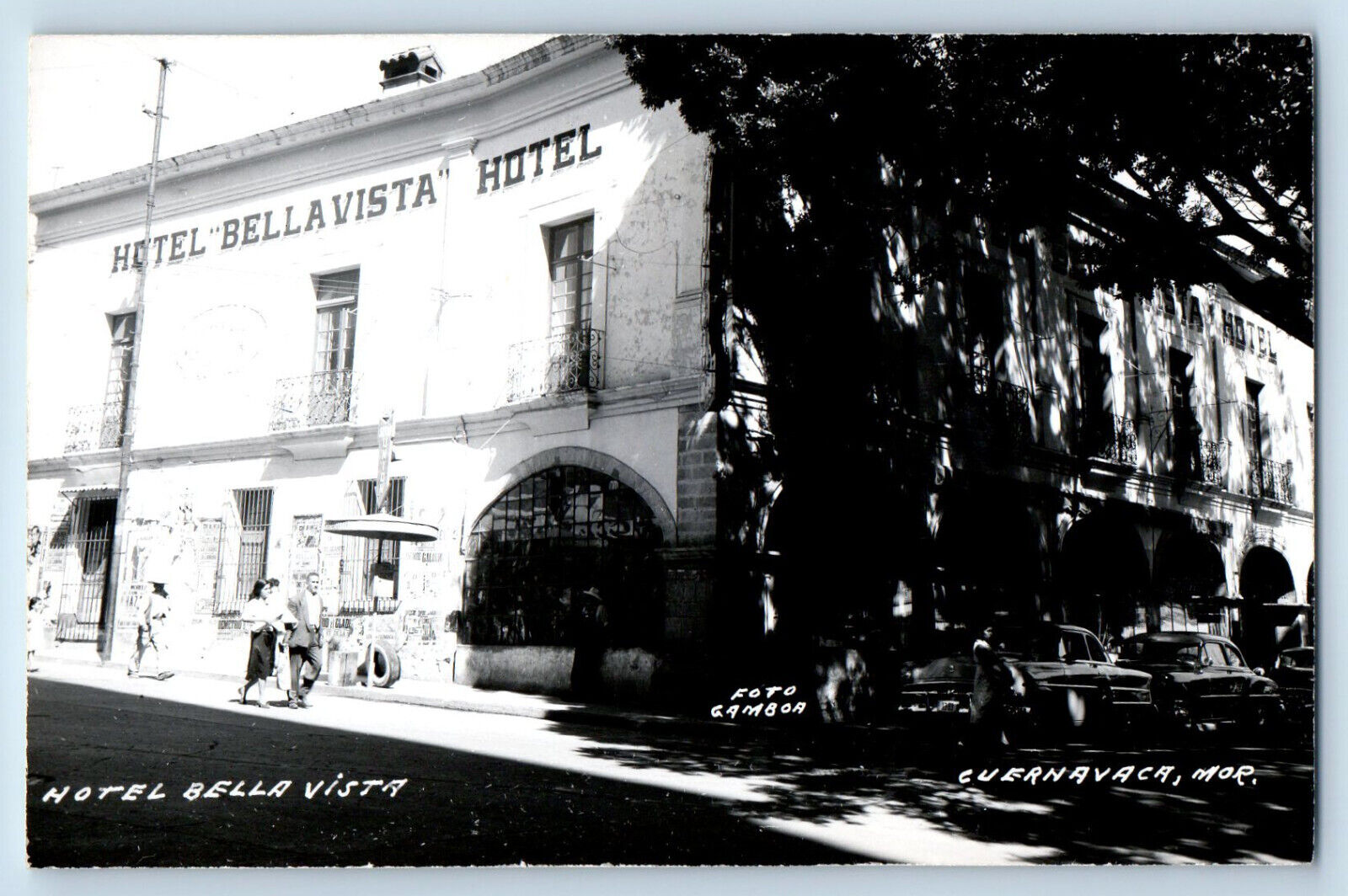 Cuernavaca Morelos Mexico Postcard Hotel Bella Vista c1950's RPPC Photo
