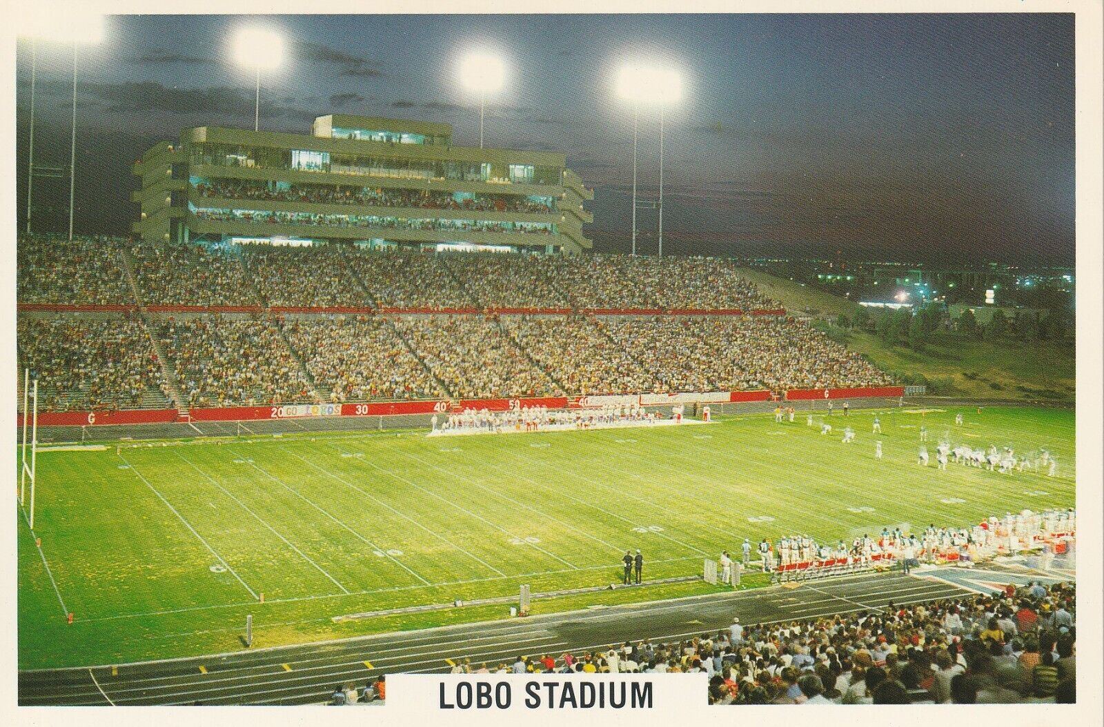 University of New Mexico Lobos Football Stadium Postcard - Dreamstyle Stadium