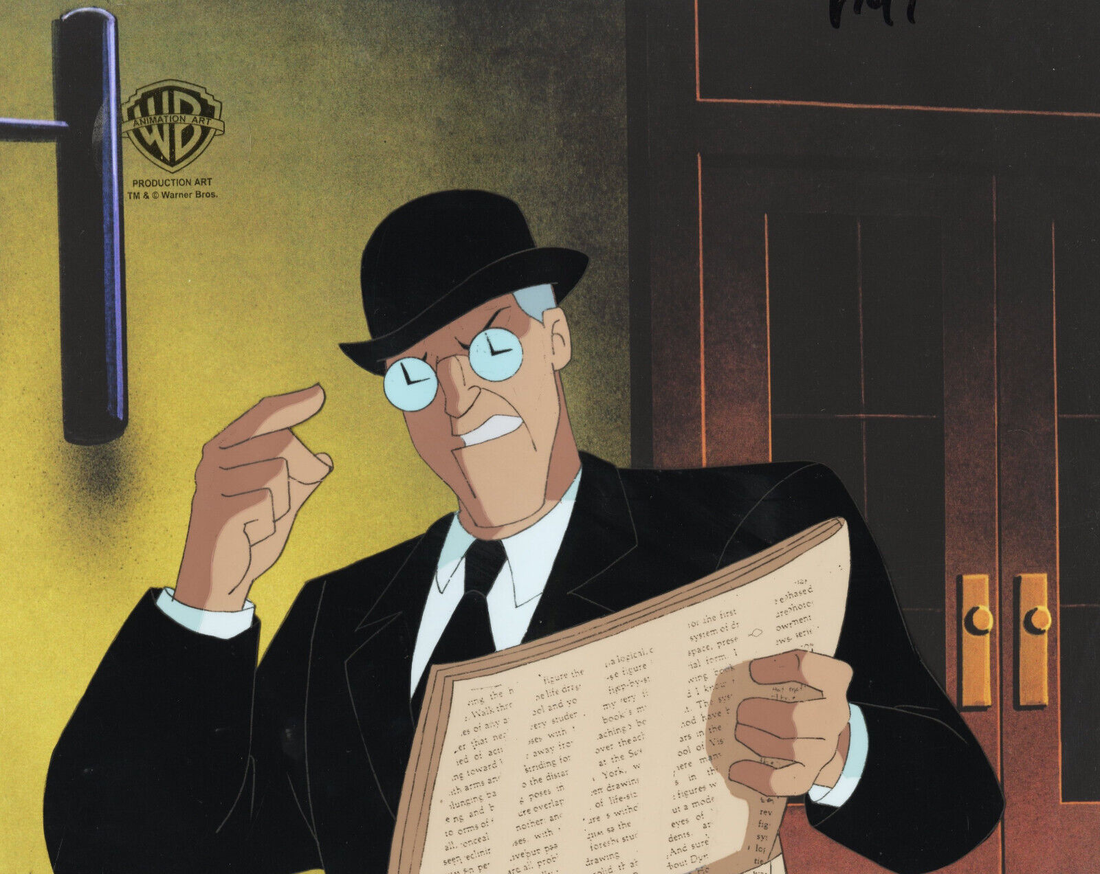 Batman Animated Series- Original Production Cel-The Clock King-Time Out of Joint