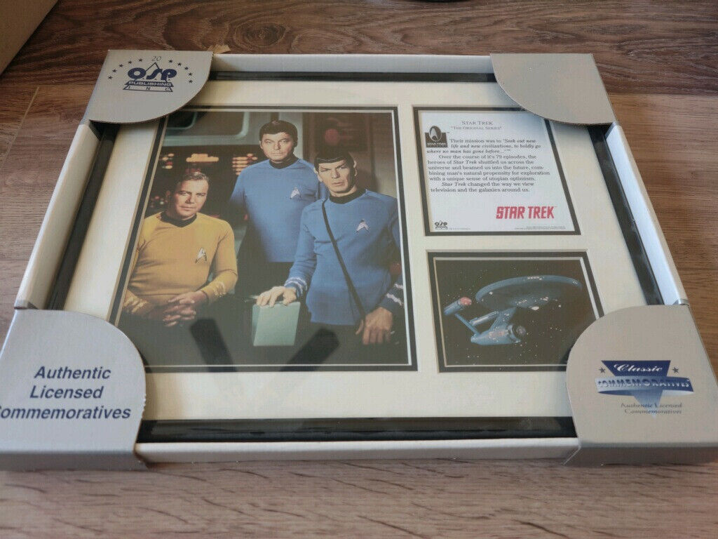 1998 Star Trek Original Series Framed Image Authentic License Commemorative Art