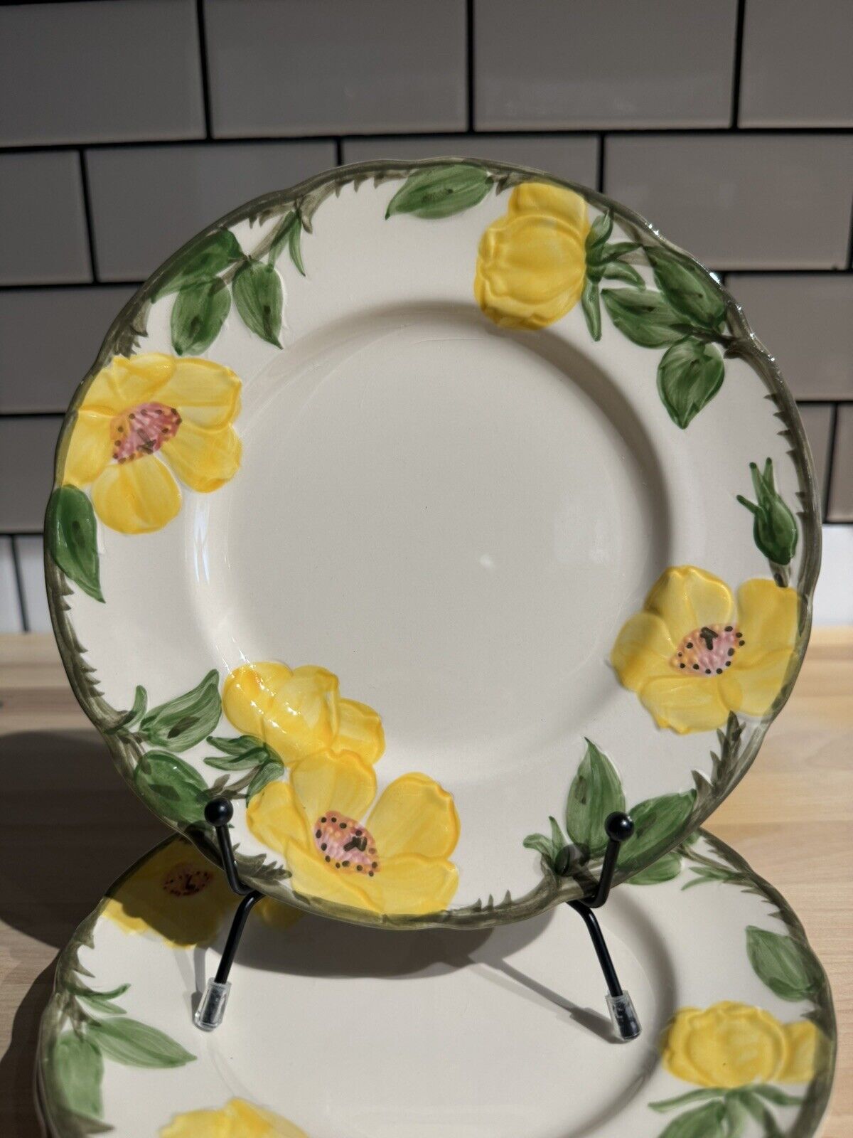 Franciscan Meadow Rose 8” Salad Side Plate(s) Vintage Excellent Condition