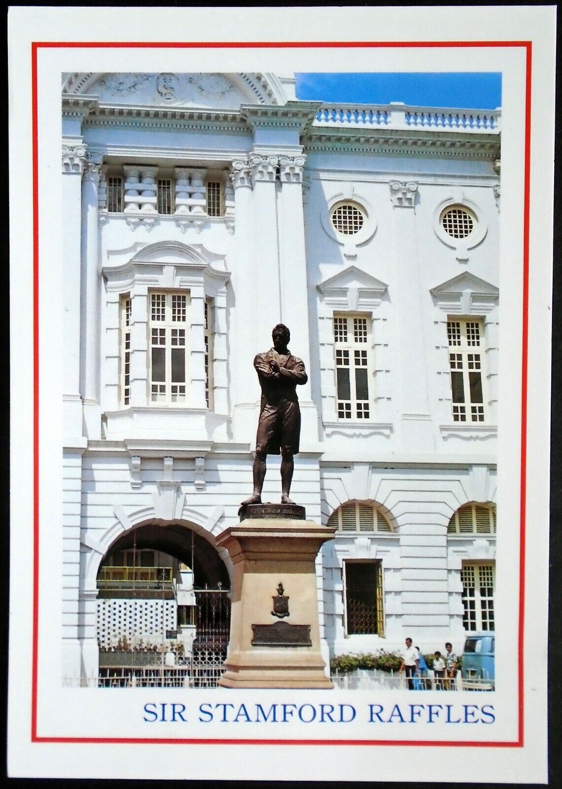 Statue of Sir Stamford Raffles, Front Victoria Memorial Hall, Founder Singapore