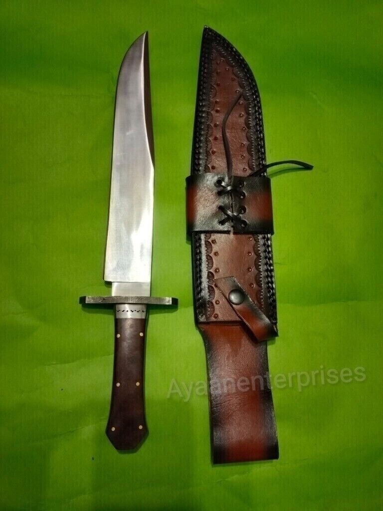 Alamo Musso Knife Full Tang Bowie Knife Hunting Knife Tool Steel Survival Knife