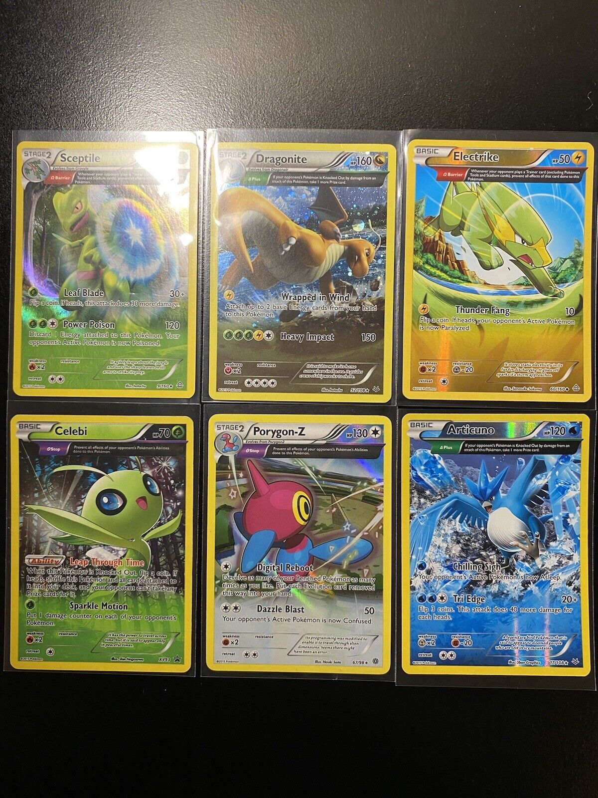 Pokémon Card Lot Of 6 Full Art Holo