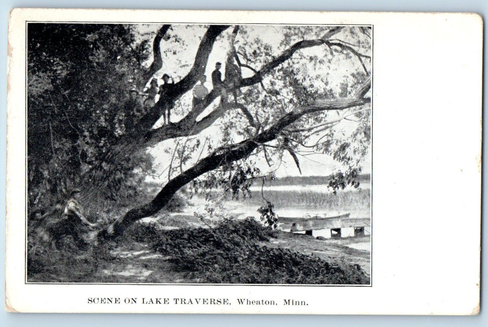 Wheaton Minnesota MN Postcard Scene Lake Traverse Exterior c1910 Vintage Antique