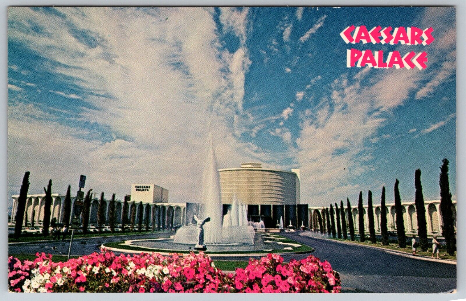 Caesars Palace Hotel On The Exciting Strip Las Vegas Nevada Vintage Postcard