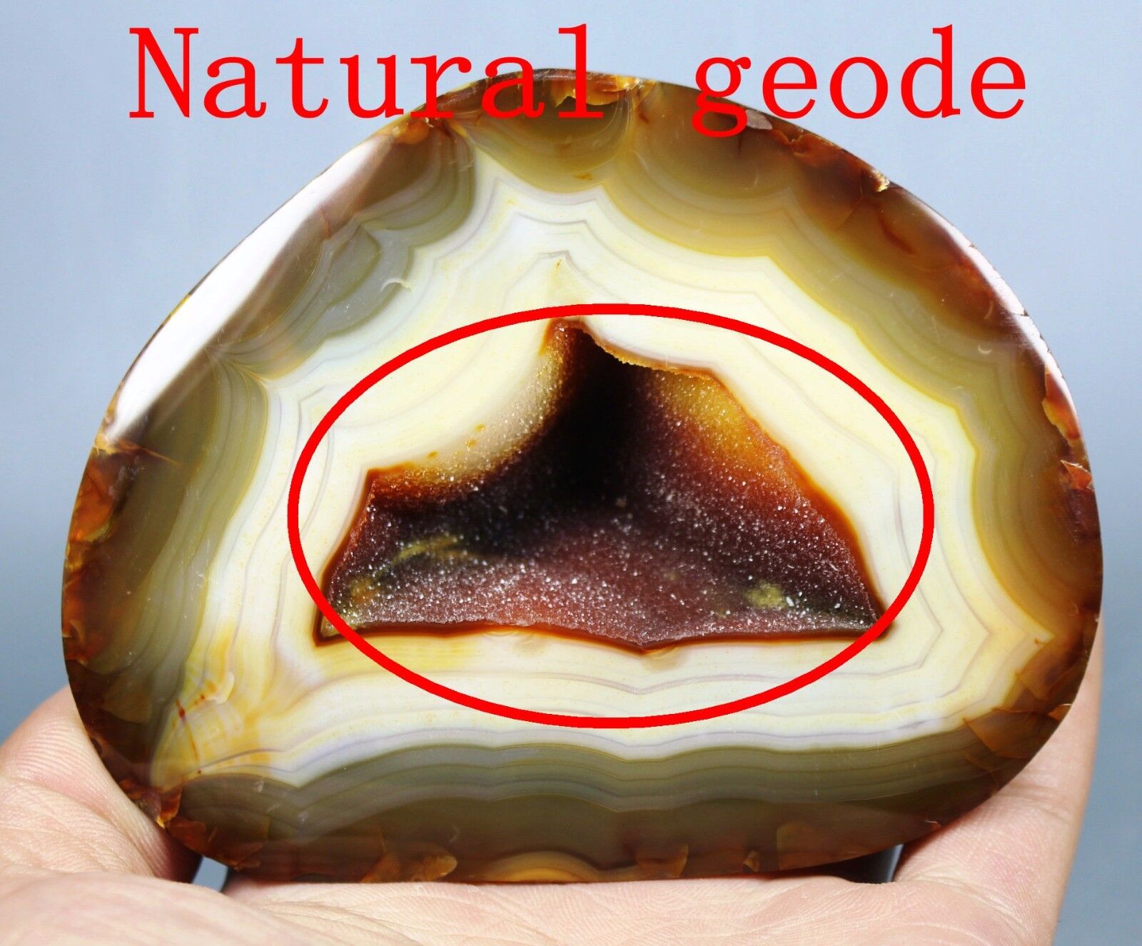 460g NATURAL RED CARNELIAN CRYSTAL QUARTZ Geode Agate Gem Specimen