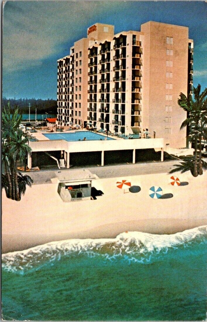 Hollywood Beach, Florida, Howard Johnson\'s Hotel Postcard Bay County Florida