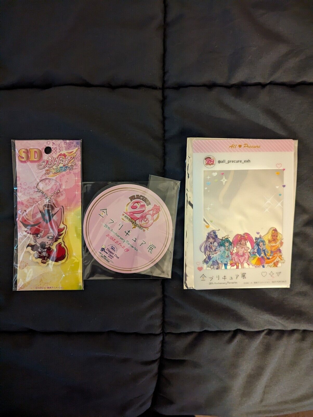 Precure Pretty Cure 20th anniversary Cure Chocolat Keychain Coaster & Clear File