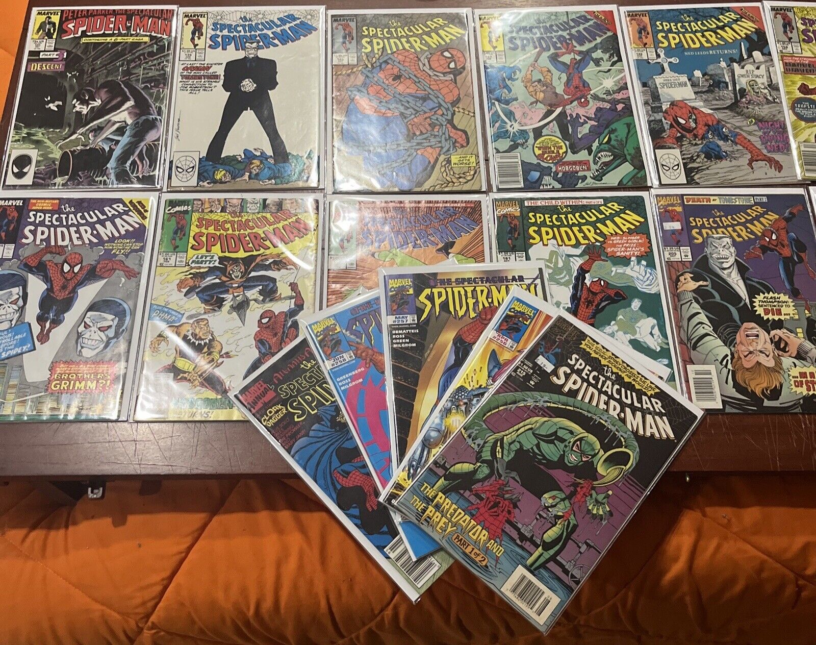 16 Book Lot Of Spectacular Spider-Man Issues 131 - 258 7.0-8.5 Grades