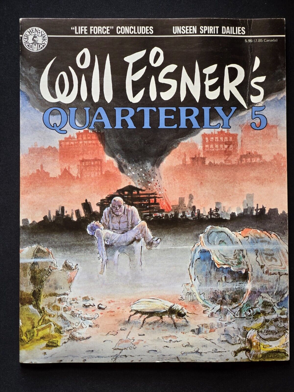 Will Eisner\'s Quarterly #5 Life Force PRE-WAR SPIRIT 1985 Kitchen Sink S607 Pics