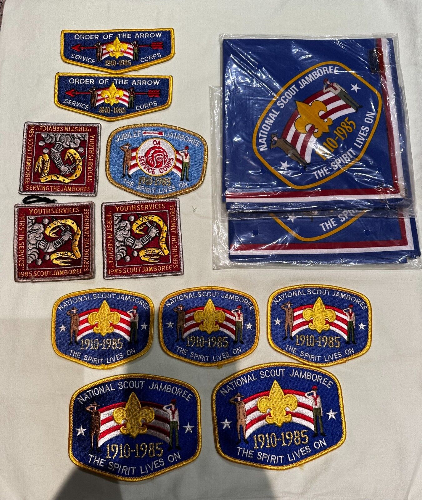 1985 National Boy Scout Jamboree Patches