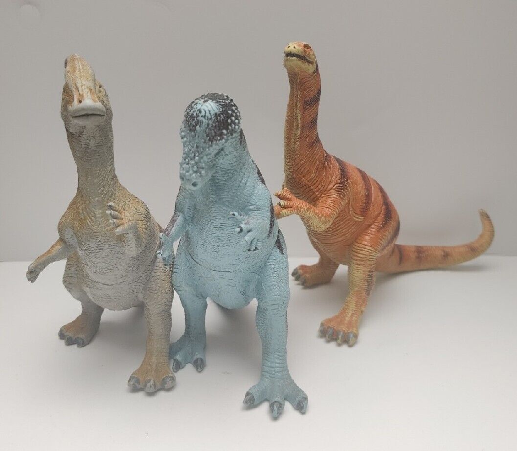 Lot of 3 Vintage 1991 Toy Dinosaur Figures